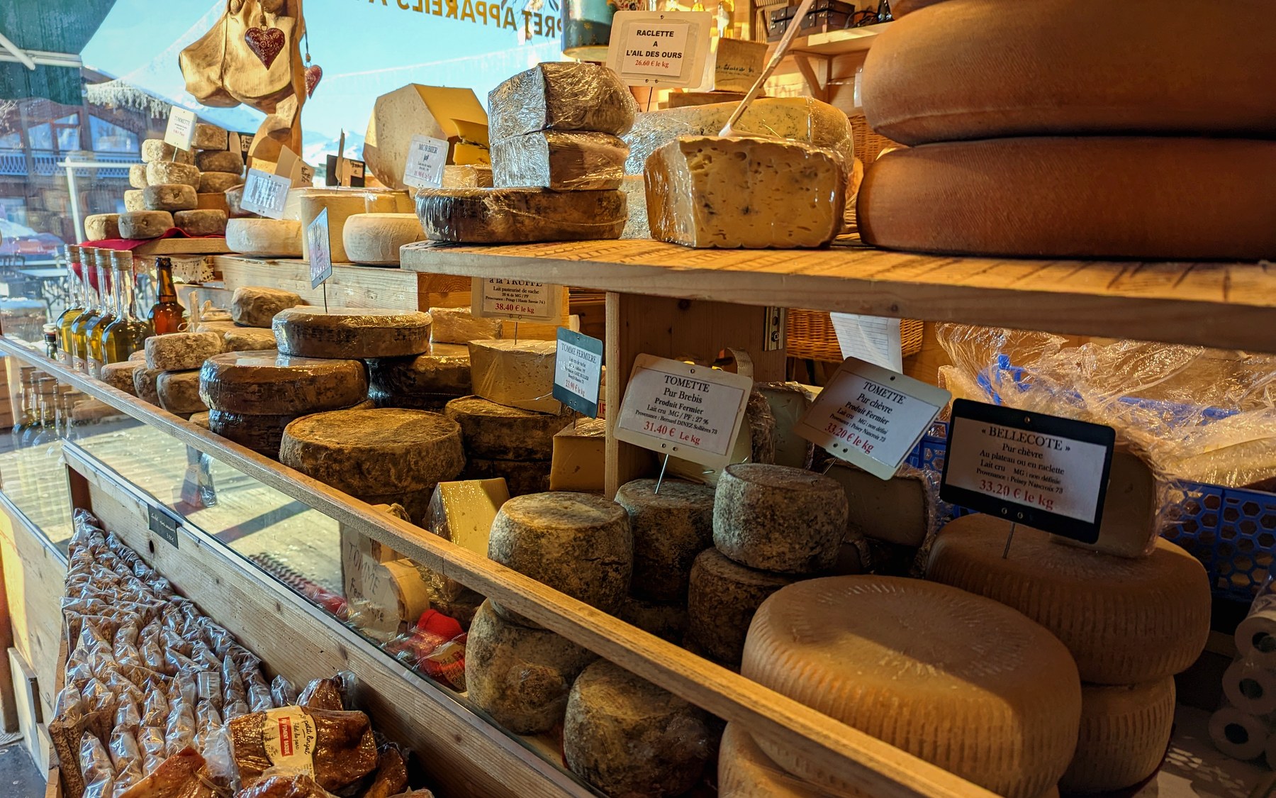 The cheese counter