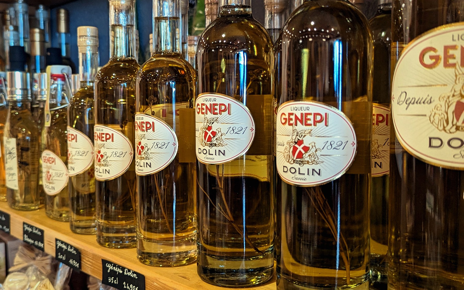 Génépi and mountain liqueurs